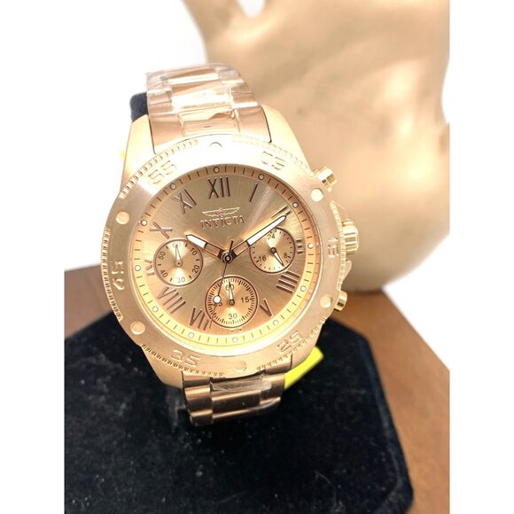 Invicta Women's Watch 21732 Wildflower Rose Gold Stainless Steel Quartz 38mm - Picture 14 of 15